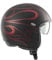 Premier Offener Helm Vintage,FR RED Chromed BM,S