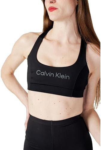 Calvin Klein 00GWS3K119LLZ WO - MEDIUM Support Sports Bra (Black, M)