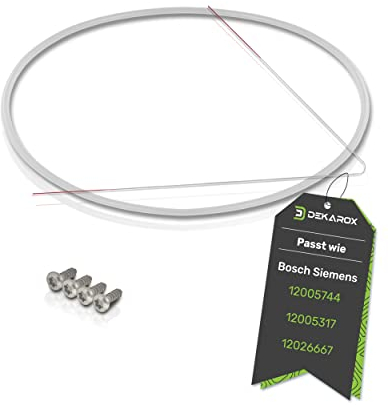 DEKAROX Pumpentopfdichtung Reparatursatz 182mm bei Fehler E15 für Siemens Bosch Neff Constructa Küppersbusch 12005744 12005317 für Spülmaschine Geschirrspüler
