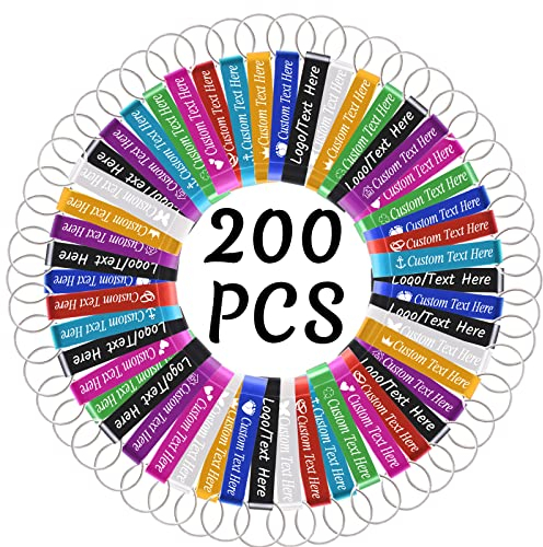 200 Pezzi Personalizzato Apribottiglie Portachiavi Bulk Apri Bottiglia di Birra Personalizzato con Logo Testo Inciso Apribottiglie di Nozze Favori-Assortito