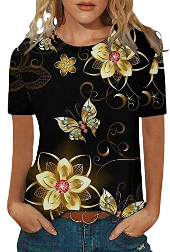 Damen Lässige Mode Bedrucktes Muster Kurzarm Rundhals Tshirt Top Karo Kauer Damen Sport Shirt Damen Weit T-Shirt Damen Mit Adruck T Shirt Damen Kurzarm Mit Druck