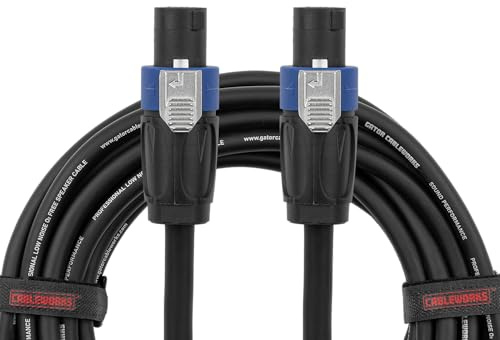 Gator Cableworks GCWC-SPK-06-2TL Composer 6 Foot 1,8m Twist Lock – Hochwertiges Audiokabel für professionelle Anwendungen, robust & zuverlässig