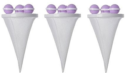 3 Stück Haarentferner für Waschmaschine, Waschmaschinen-Haarentferner, Filterbeutel, Tierhaarentferner, wiederverwendbar, Waschmaschinen-Haarfänger, Wäscheball für Haare, Kleine (C, One Size)