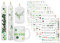 Sugeru 6 PCS Kerzentattoo Wassertransferdruck | wasserschiebefolie kerzen | kerzenaufkleber sticker | Kerzen dekorieren | Sprüche,ostern,Lieblingsmensch,Happy Birthday(Glückslicht)