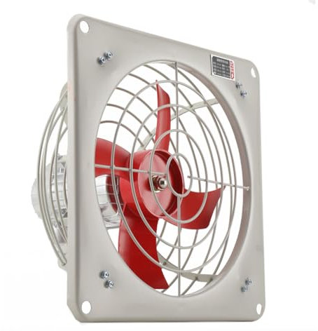 SUDEG Abluftventilator 300mm Badlüfter Leiser 2200m³/h Industrie Wandventilator,Küchenabluftventilator für Dachboden/Werkstatt/Garage Wachstumszelte