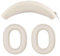 CRGANGZY Almohadillas de silicona para los oídos, funda suave de repuesto para auriculares Sony ULT WEAR WH-ULT900N/WH-1000XM3/XM4 (marfil)