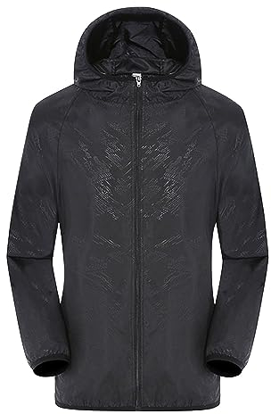 Kapuzenjacke Herren Sale Regenjacke Damen Solide Farbe Sonnenschutz Jacke Regenjacke Herren Regenjacke Damen Wasserdicht Regenjacke Damen Wasserdicht Atmungsaktiv Einfarbig,Ü Regenmantel Gelb Deals