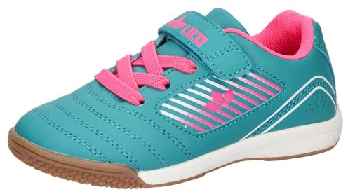 Lico Chaussures de Sport Chaska Vs Unisexes pour Enfant, Turquoise Rose., 35 EU