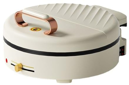 SHJ-HIUXCZ Elektrische Backform mit doppelseitiger unabhängiger Heizung, tieferes Design für Pfannkuchen, Pizza, Omelettes, antihaftbeschichtet