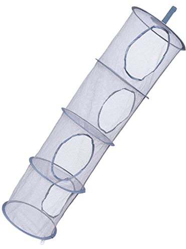 CRILSTYLEO 1 Pieza 4 Cesta Colgante Plegable Secadora de Malla para Colgar Ropa Secadora de lavanderia cestas almacenaje Cesta almacenaje Organizador para Colgar en casa Organizador de casa