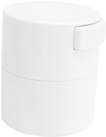 Didiseaon Matte Eyelash Glue Storage Jar Sealed Eyelash Extension Container White Waterproof for Makeup Artists