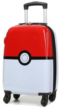 mybagstory Pokemon Kabinenkoffer für Kinder – Gepäck – Reise – Urlaub – Größe 50 cm – Rollen – Geschenkidee