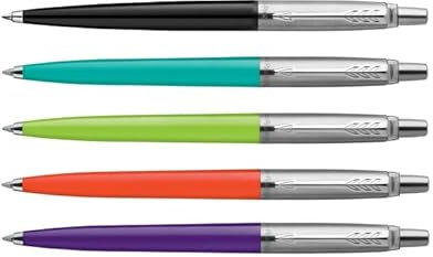 Parker originals 80s retrowave ballpoint pens set in 5 limited edition assorted colours