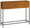 vidaXL Fioriera decorativa in acciaio Corten, grande, rettangolare, per esterni, 100 x 26 x 82 cm, resistente alle intemperie, finitura marrone, per giardino/balcone