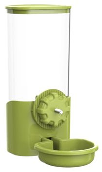 Rabbit Water Bottle, 850ml Hanging Water Dispenser for Cage Crate Hutch Bunny Chinchilla Ferret Guinea Pigs Squirrel Hedgehog (Green, 850ml)