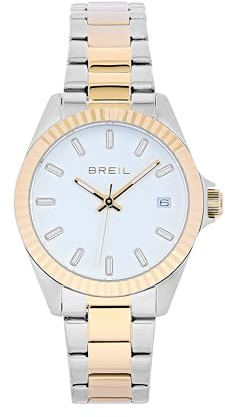 Breil Orologio Donna, Bracciale in Acciaio, Cassa 33 cm | Collezione THEA, Movimento Quarzo Analogico, Resistente all'acqua 50 metri, Idee regalo Donna