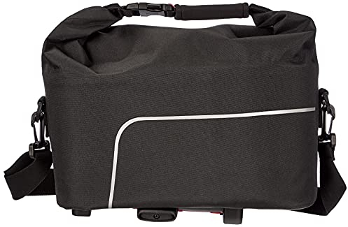 KLICKFIX Unisex – Erwachsene Waterproof Gepacktasche, schwarz, 1size