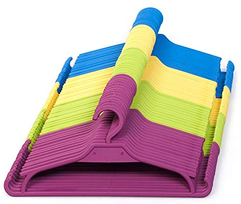 Kinder Kleiderbügel 40 Set Baby Kinderschrank Kinderkleiderbügel (Mix)