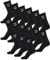 hummel Unisex Sportsocken Basic - 15er Pack I Schwarz 41/45