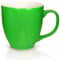 Mahlwerck Jumbotasse, große Kaffeetasse aus Premium Porzellan mit hoch-glänzender Oberfläche, Geschenktasse, Spring Green, 400ml