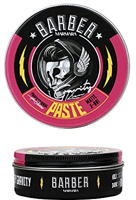 barber marmara PASTE Matte Hair Wax 100ml | Haarwachs Männer - Mittlerer Halt | mattwachs | defining paste | modellier wax | Haarpaste | Barbershop Haar Wax Herren | Styling Paste | Styling-Wachs