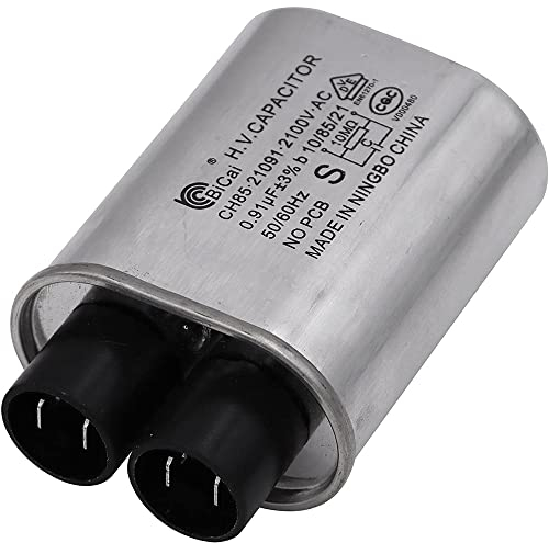 Cenpek condensador de alto voltaje de horno de microondas 2100 VAC 1.00 MFD uF universal compatible y reemplaza para el cabello multimedia Amana Kenmore Mayta y Whirlpolo