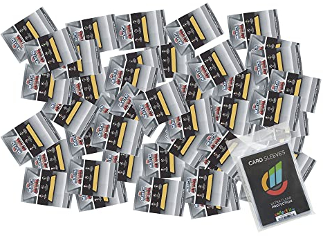 Collect-it Topps Champions League 2021/22 - Trading Cards - Bundel mit 100 Verschiedene, zufällige Karten und 40 Hüllen Sleeves