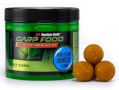 Tandem Baits Karpfen Futter Angelfutter Hakenköder Perfection Hookers 18 mm 120 g Zuckermais