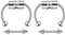 SULIUDAJI Magnetischer Septum Nasenring Edelstahl Nasenring Hufeisen falscher Hoop Wiederverwendbarer Nasenring Hoop Nicht durchdringende Creolen aus Edelstahl