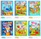 Livre de Dessin Magique de L'eau, 6 Pièces Livre de Coloriage a L’eau Livre Magique à L'Eau avec Stylo Leau, Livres de Coloriage à L'eau Magic Water Book Réutilisable pour Garçons Filles