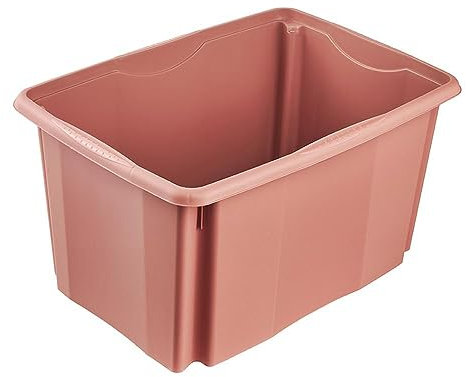 keeeper Aufbewahrungsbox mit Dreh-/Stapelsystem, 54,5 x 39 x 29,5 cm, 45 l, Emil, Nordic Red