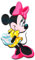 7755 Disney Stickerei-Motiv Micky Maus, Größe XL, 20 x 15 cm