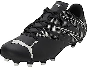 PUMA Herren Attacanto Fg/Ag Soccer Shoe, Black Silver Mist, 42 EU