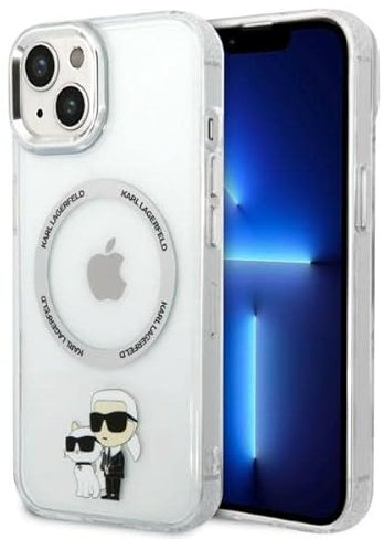 KARL LAGERFELD KLHMP14SHNKCIT Hülle für iPhone 14 6,1 hardcase transparent Icon