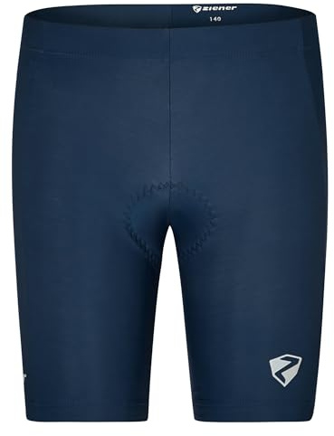 Ziener Kinder NIMO X-Function Fahrrad-Tight/Rad-Hose/Mountainbike/Rennrad - atmungsaktiv,schnelltrocknend,gepolstert, hale Navy, 152