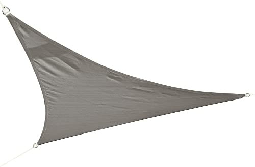 Brentfords Sun Shades for Garden, Sail Canopy Waterproof Garden Sun Sail Outdoor Patio Awning, Large Cover for Outdoor Garden with Fixing UV Cover, Triangle Grey 3x3x3m
