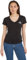 Calvin Klein Jeans Camiseta de Manga Corta Pack de 2 Mujer 2-Pack Monologo V-Neck tee Cuello de Pico, Negro (CK Black/Bright White), XL