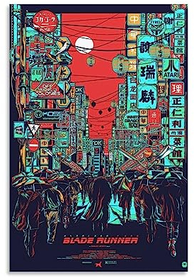 Filmposter Blade Runners 2049, Science-Fiction-Film, moderne Familie, ästhetische Dekoration, Wandkunst, Gemälde, Leinwand, Wanddekoration, Heimdekoration, Wohnzimmer-Dekor, ästhetisch, 40 x 60 cm,
