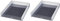Leitz Wow Briefkorb, perlweiß/grau, 53611001 (Packung mit 2)