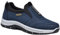 Aocase Zapatillas Deporte Slip On Hombre Sin Cordones Casual Sneakers Comodos Zapato Plano Ligero Zapatos clásicos Flexibles para Exteriores,Azul,39/245mm
