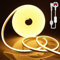 SPAHER 98,4 ft /30M Neon LED Strip Light Neon Rope Light 230v Outdoor LED Rope Lights Waterproof Cuttable Flexible Led Strip Lights for Indoor&Outdoor Decoration Bedroom Garden Hotel Warm White