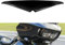 HCmotorku Motorrad Scheinwerfer Augenbrauen Aufkleber Scheinwerfer Augenbrauen Augenlider obere Spitze Trim Dekoration Abdeckung Visier Fit für Harley Road Glide 2015-2023 Schwarz