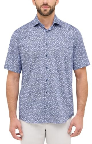ETERNA Herren Hemd Comfort FIT 1/2 Navy 41_H_1/2