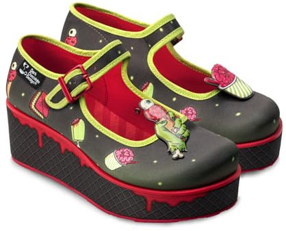 Hot Chocolate Design Chocolaticas Brain Freeze Women's Mary Jane Platform Multicoloured HCD 39