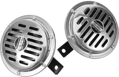Gatuida 1 Paar Modifizierte Galvanisierte Lautsprecher Motorradhupe Metallhupe Motorradlautsprecher Atv Hupe Motorradhörner Pfeifenhupe Motorradzubehör Ersatzhupe