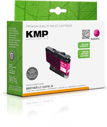 KMP Tintenpatrone passend für Brother LC3239XLM Magenta - 1543,4006 - für Brother MFC-J6947DW, MFC-J6945DW, MFC-J5945DW, HL-J6000DW, HL-J6100D... etc.
