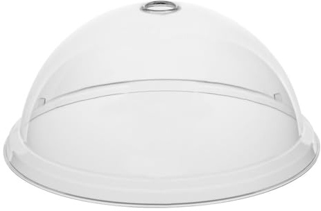 Olympia Kristallon Polycarbonate Domed Plate Cover Round 30cm - Cover For Food, Dish Covers, Transparent Lids, Dishwasher Safe DP792