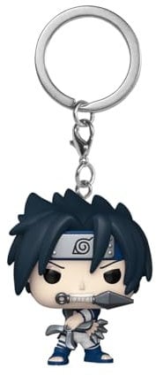 Funko Pop! Keychain: Naruto Classic - Sasuke Uchiha - Mini-Figurine en Vinyle à Collectionner Porte-clés Fantaisie - Cadeau de Noël - Idée de Cadeau