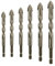 Broca excéntrica de dientes de sierra de cuatro flautas | Juego de brocas excéntricas de 3/4/5/6 paquetes | Broca helicoidal excéntrica de alta resistencia | Brocas dentadas con punta biselada de alta