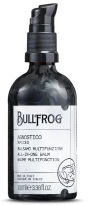 Bullfrog - Agnostischer Spiced Multifunktions-Balsam für Bart und Haar, Creme Balsam mit Anis, rosa Pfeffer und Ingwer, pflegt, spendet Feuchtigkeit, beruhigt die Haut, schützt vor Reizungen,